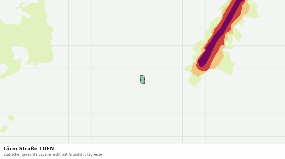 Statische Kartenansicht: Lärm Straße LDEN