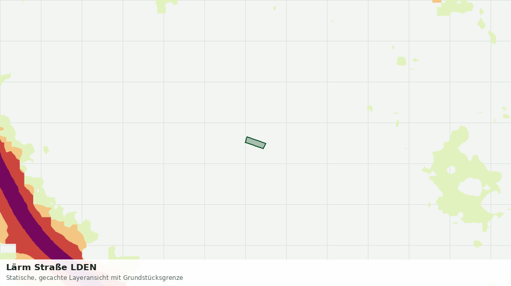 Statische Kartenansicht: Lärm Straße LDEN
