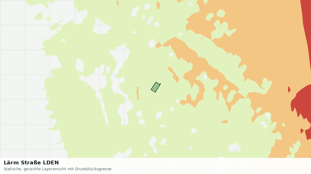 Statische Kartenansicht: Lärm Straße LDEN