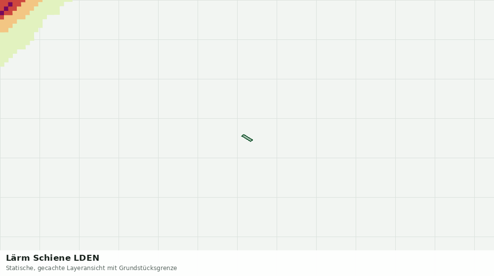 Statische Kartenansicht: Lärm Schiene LDEN