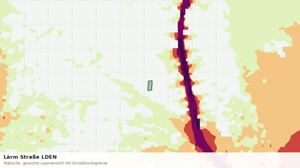 Statische Kartenansicht: Lärm Straße LDEN
