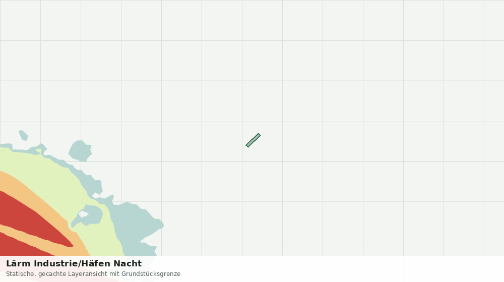 Statische Kartenansicht: Lärm Industrie/Häfen Nacht