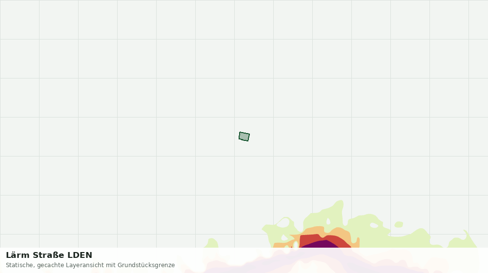 Statische Kartenansicht: Lärm Straße LDEN