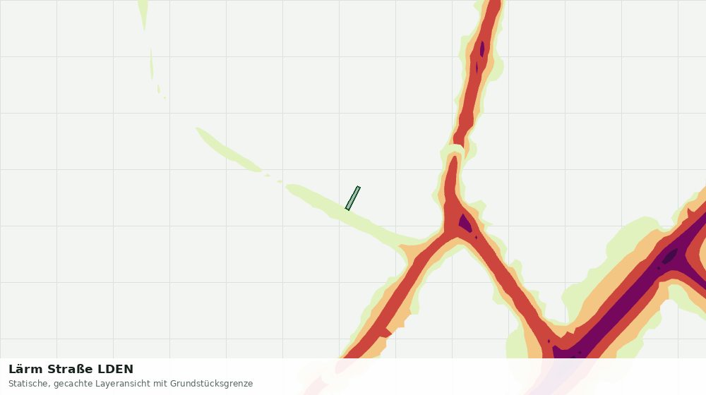 Statische Kartenansicht: Lärm Straße LDEN