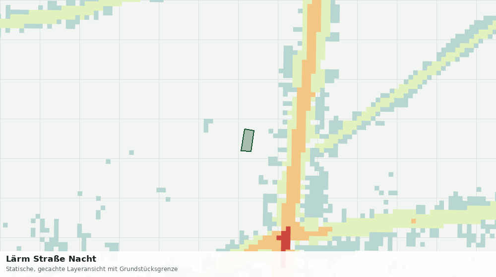 Statische Kartenansicht: Lärm Straße Nacht
