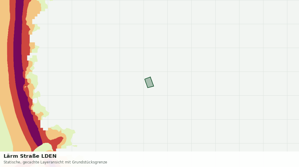 Statische Kartenansicht: Lärm Straße LDEN