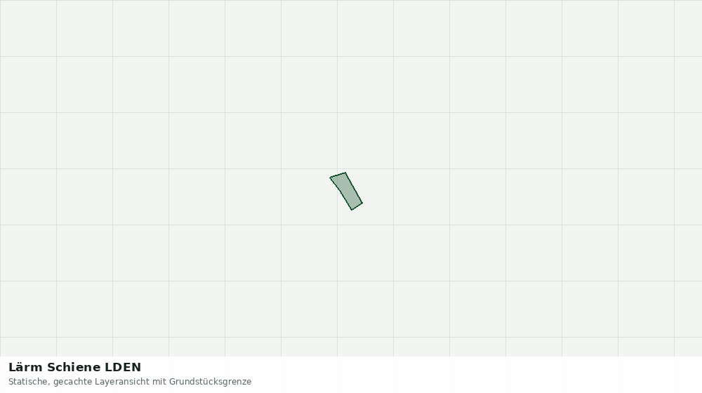Statische Kartenansicht: Lärm Schiene LDEN