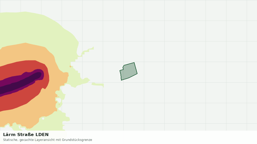 Statische Kartenansicht: Lärm Straße LDEN