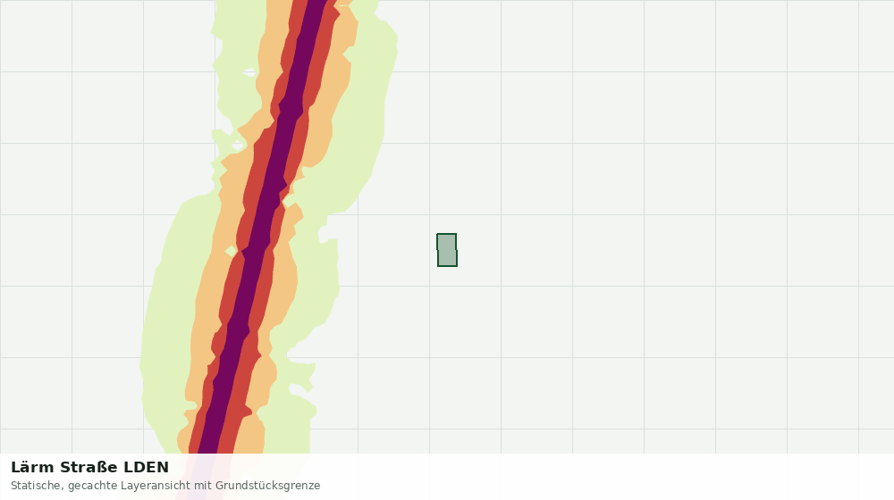 Statische Kartenansicht: Lärm Straße LDEN