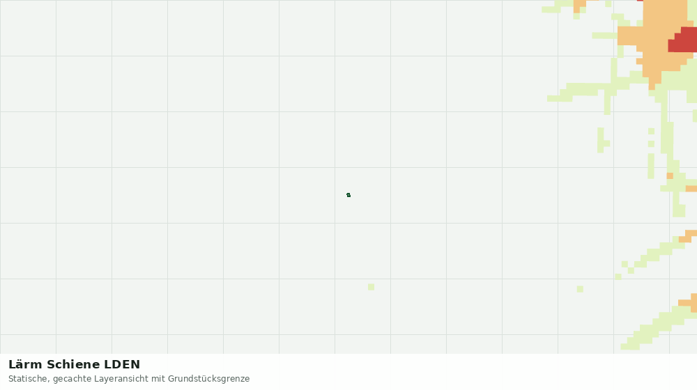 Statische Kartenansicht: Lärm Schiene LDEN