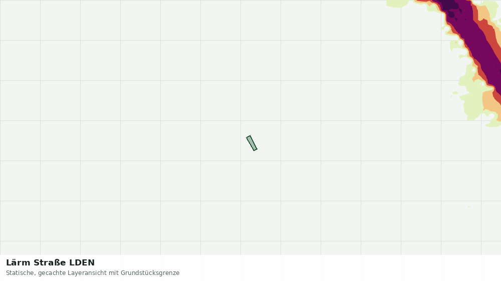 Statische Kartenansicht: Lärm Straße LDEN