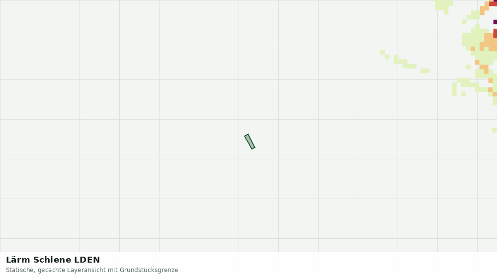 Statische Kartenansicht: Lärm Schiene LDEN