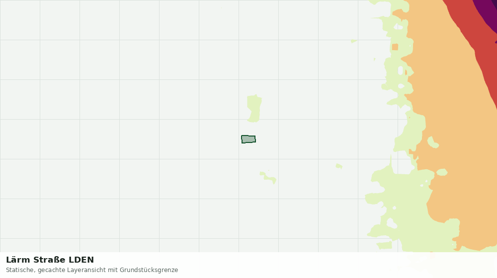 Statische Kartenansicht: Lärm Straße LDEN