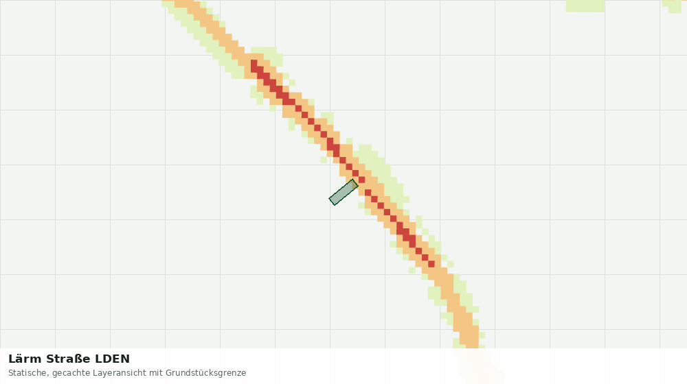 Statische Kartenansicht: Lärm Straße LDEN
