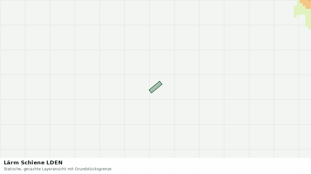 Statische Kartenansicht: Lärm Schiene LDEN