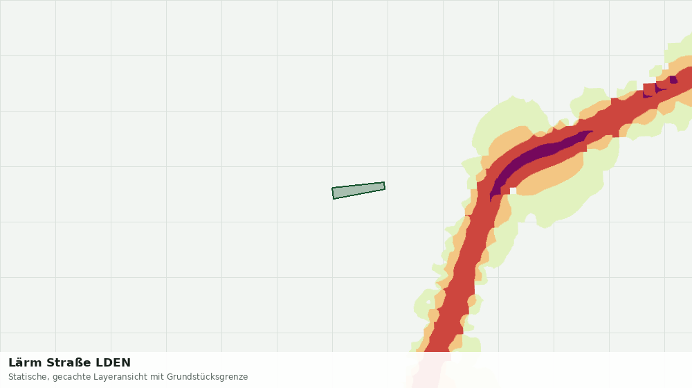 Statische Kartenansicht: Lärm Straße LDEN