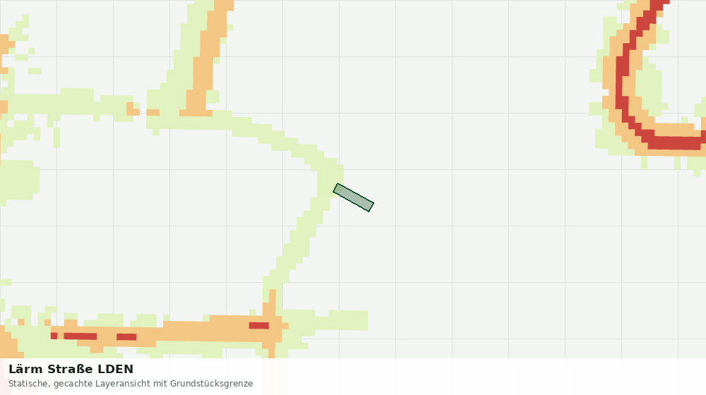 Statische Kartenansicht: Lärm Straße LDEN