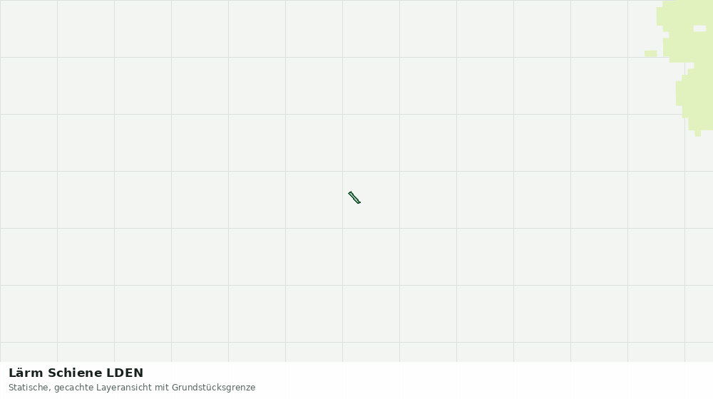 Statische Kartenansicht: Lärm Schiene LDEN