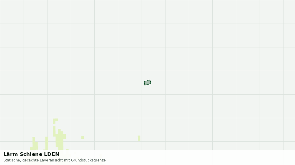 Statische Kartenansicht: Lärm Schiene LDEN