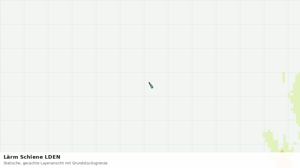 Statische Kartenansicht: Lärm Schiene LDEN