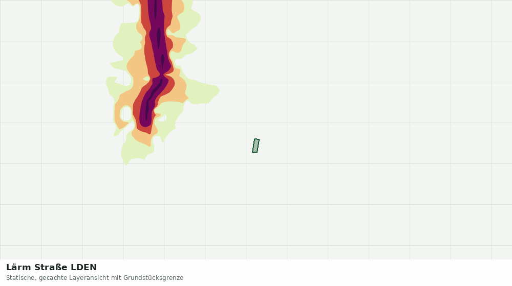 Statische Kartenansicht: Lärm Straße LDEN