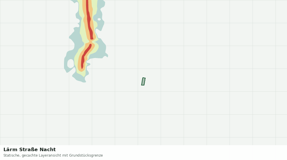 Statische Kartenansicht: Lärm Straße Nacht