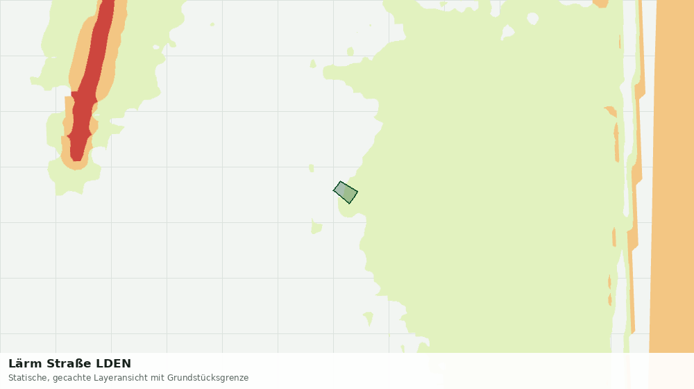 Statische Kartenansicht: Lärm Straße LDEN