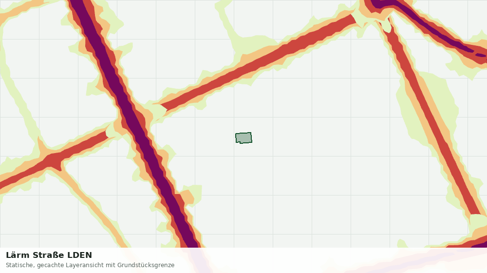 Statische Kartenansicht: Lärm Straße LDEN