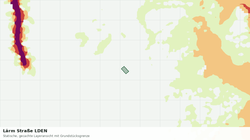 Statische Kartenansicht: Lärm Straße LDEN