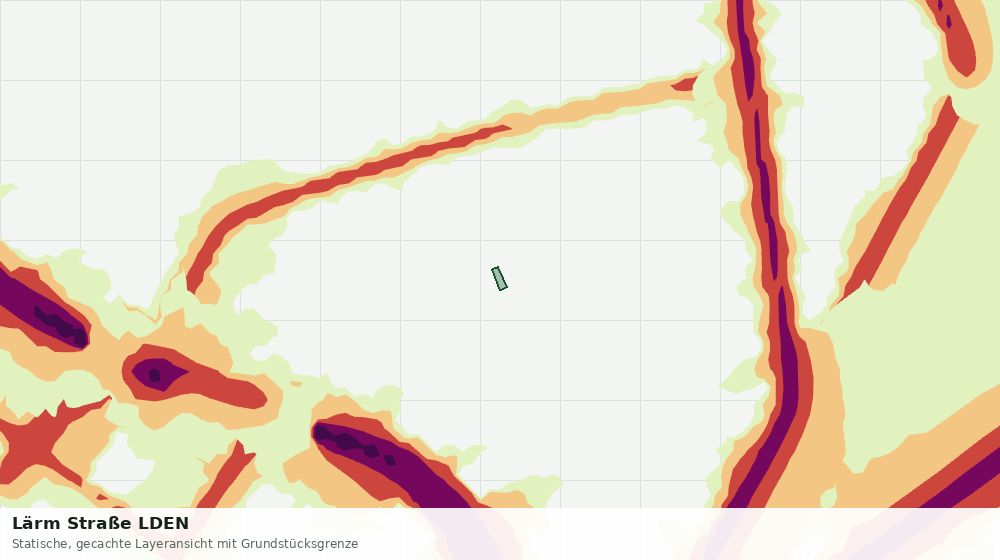 Statische Kartenansicht: Lärm Straße LDEN