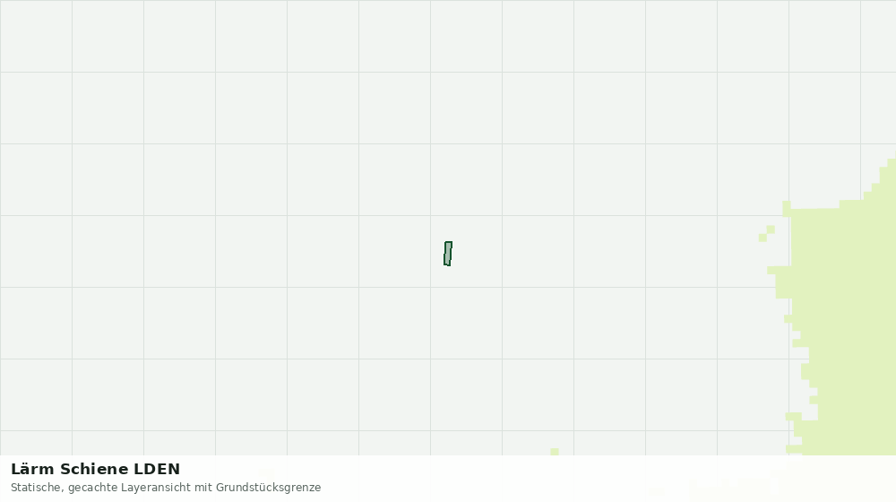 Statische Kartenansicht: Lärm Schiene LDEN