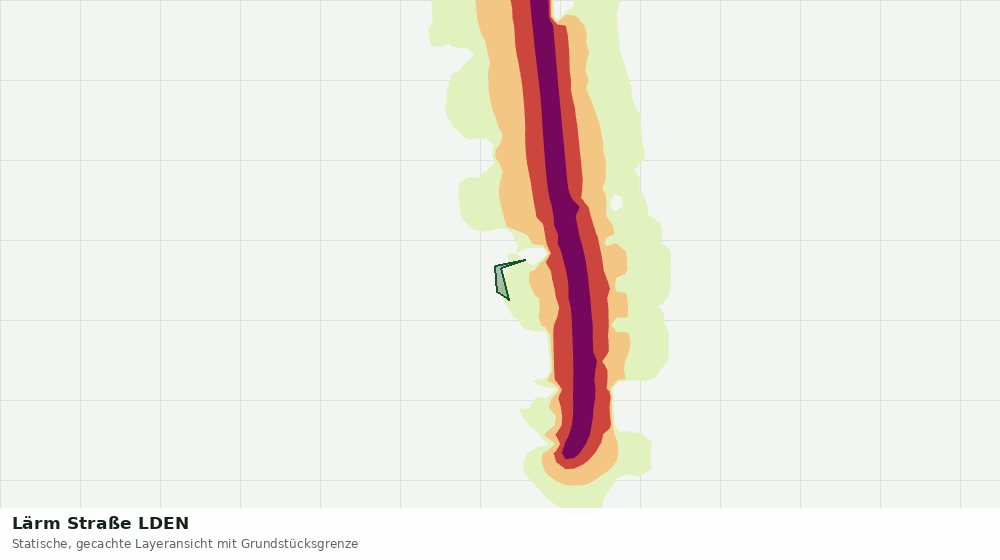 Statische Kartenansicht: Lärm Straße LDEN
