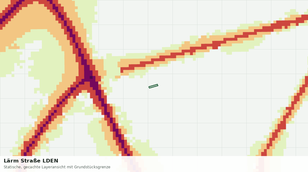 Statische Kartenansicht: Lärm Straße LDEN