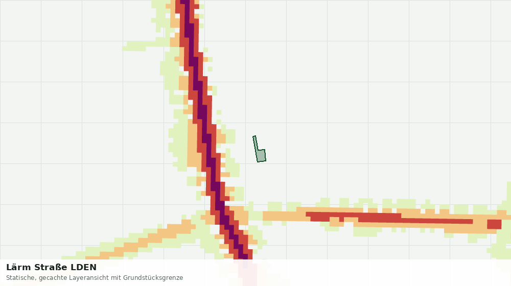 Statische Kartenansicht: Lärm Straße LDEN