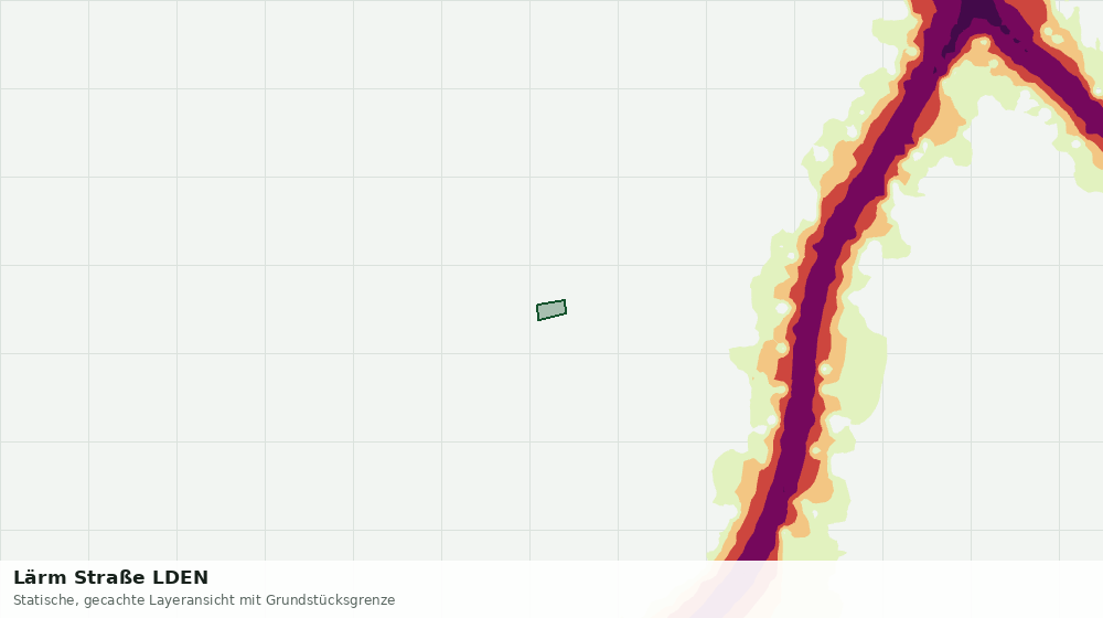 Statische Kartenansicht: Lärm Straße LDEN