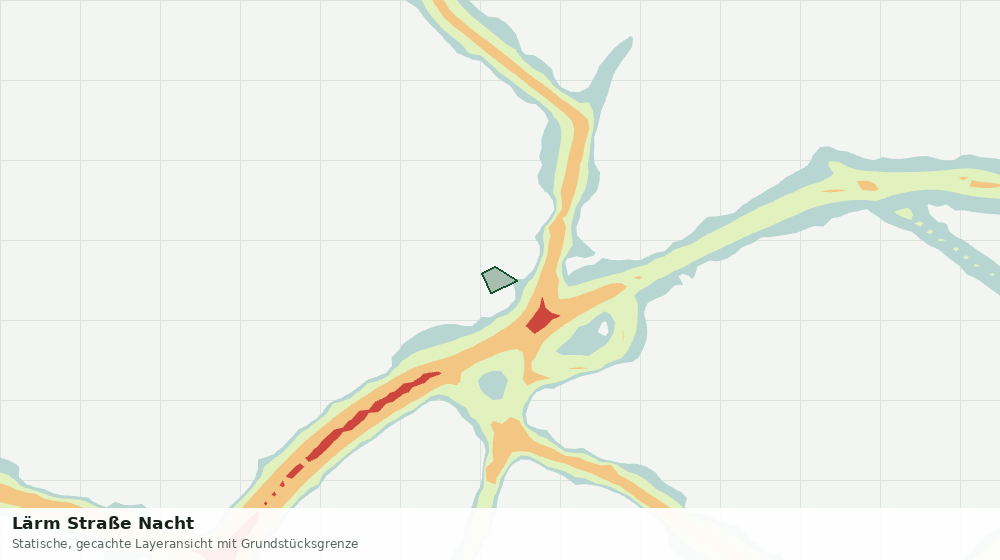 Statische Kartenansicht: Lärm Straße Nacht