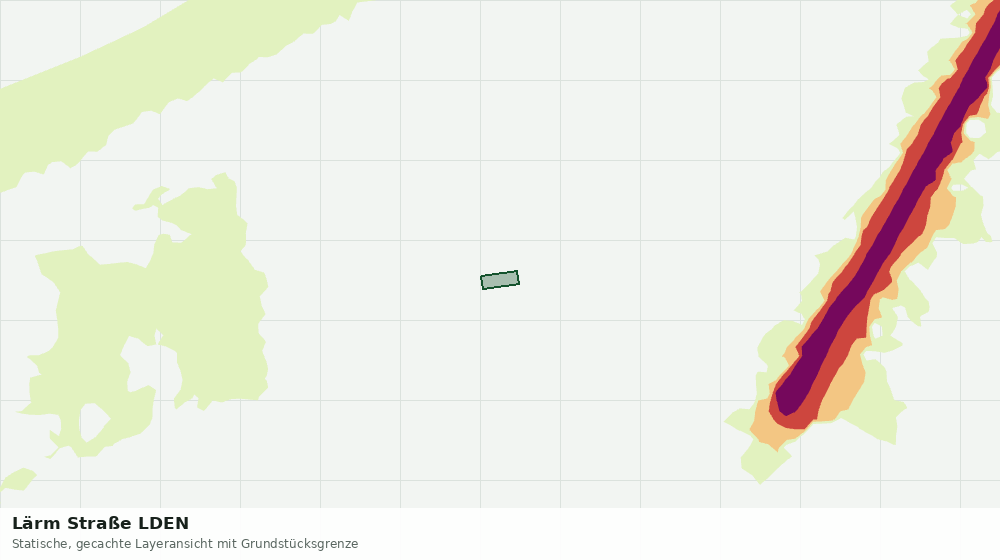 Statische Kartenansicht: Lärm Straße LDEN