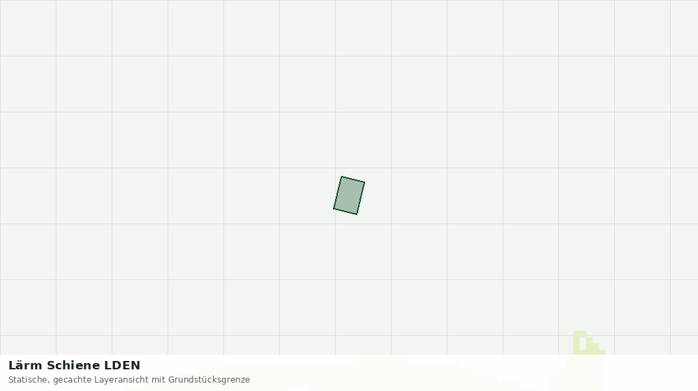 Statische Kartenansicht: Lärm Schiene LDEN