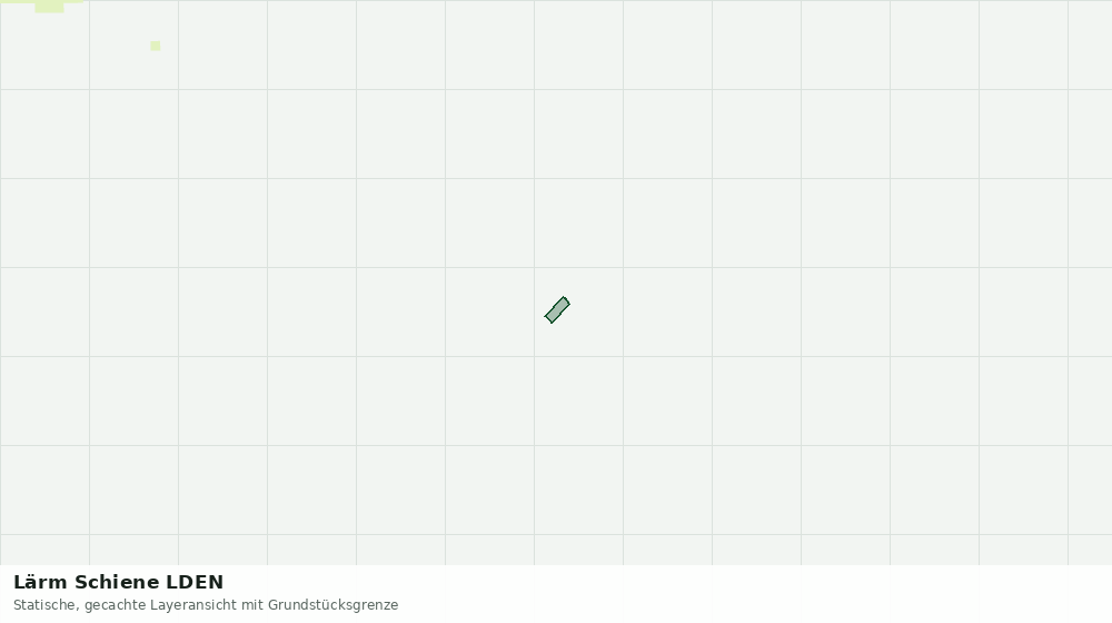Statische Kartenansicht: Lärm Schiene LDEN