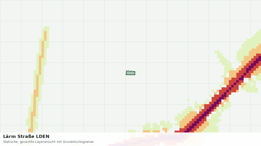 Statische Kartenansicht: Lärm Straße LDEN