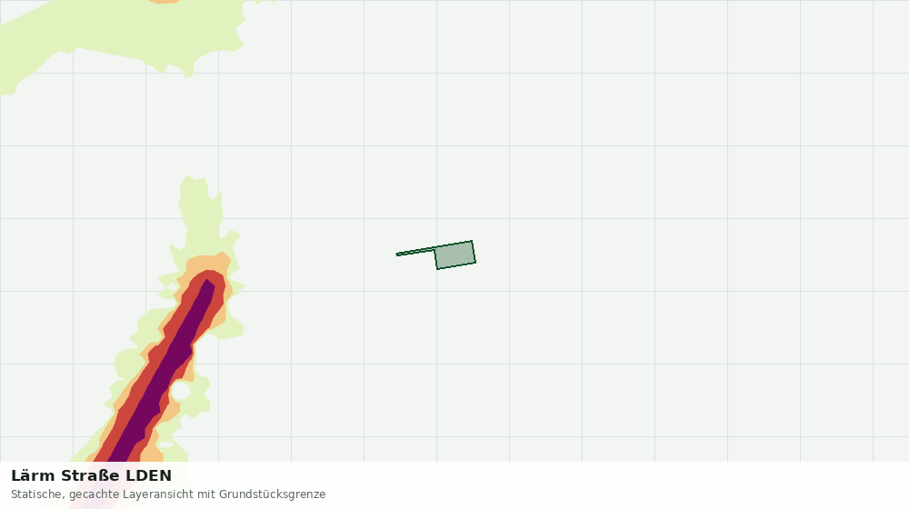 Statische Kartenansicht: Lärm Straße LDEN