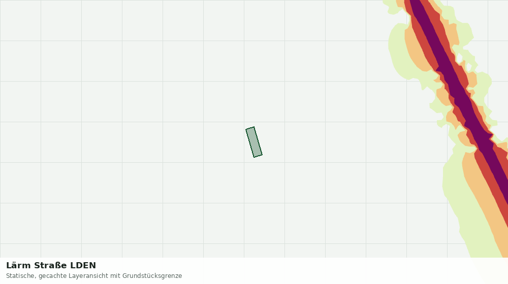 Statische Kartenansicht: Lärm Straße LDEN