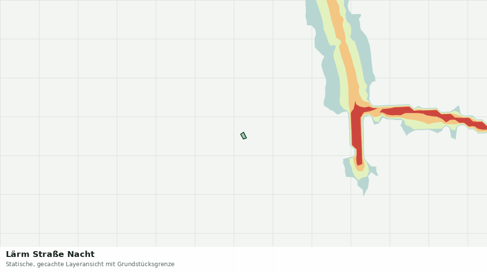 Statische Kartenansicht: Lärm Straße Nacht