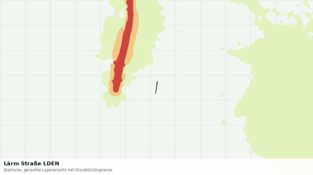 Statische Kartenansicht: Lärm Straße LDEN