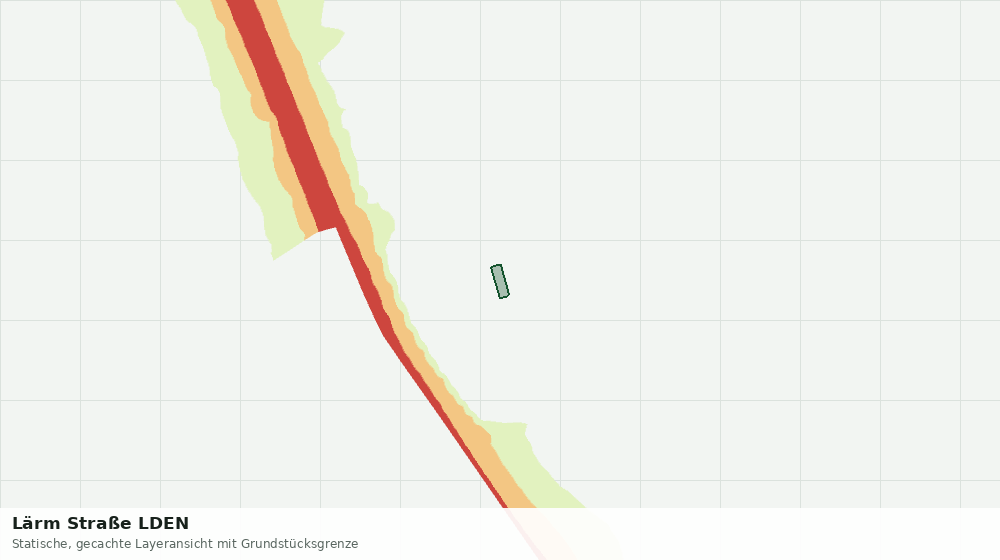 Statische Kartenansicht: Lärm Straße LDEN