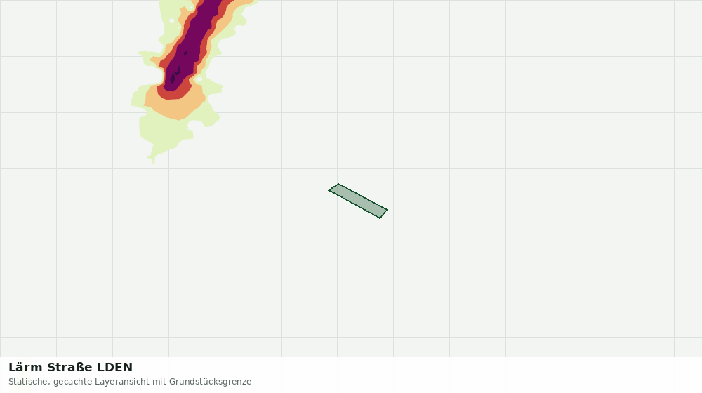 Statische Kartenansicht: Lärm Straße LDEN