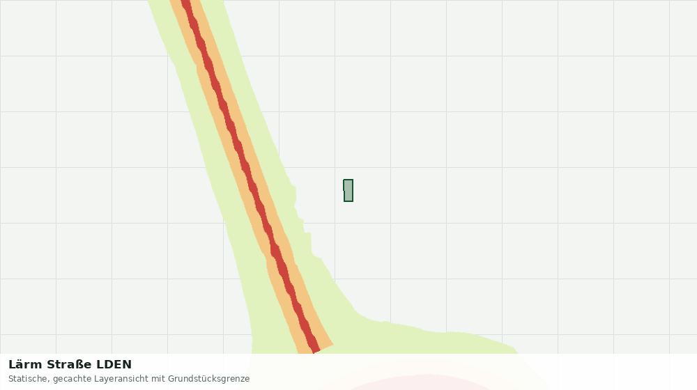 Statische Kartenansicht: Lärm Straße LDEN
