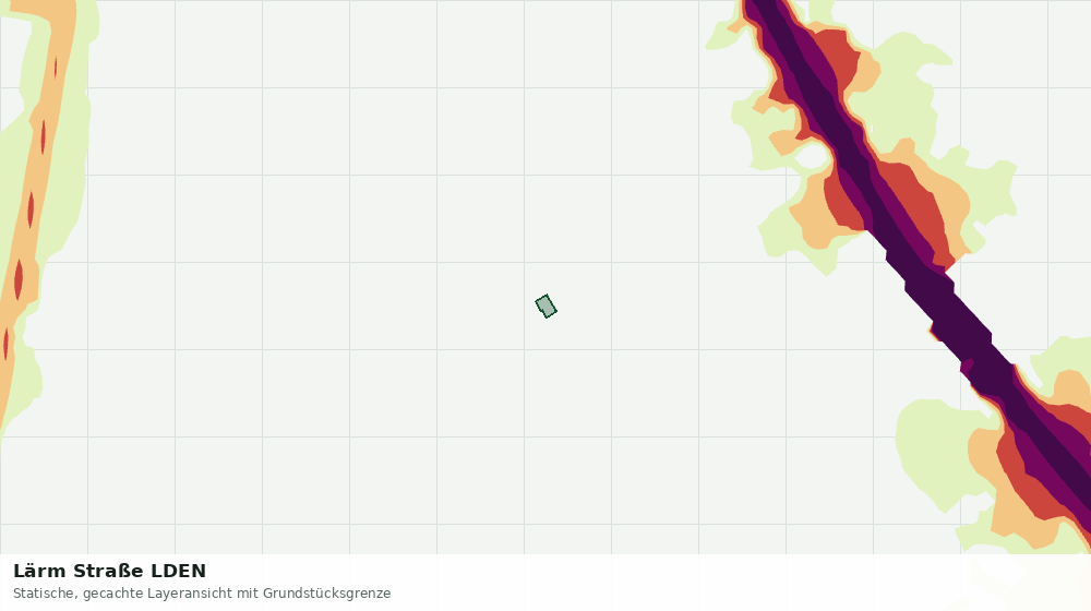 Statische Kartenansicht: Lärm Straße LDEN