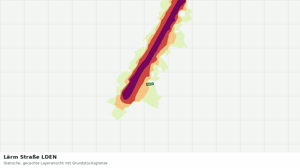Statische Kartenansicht: Lärm Straße LDEN