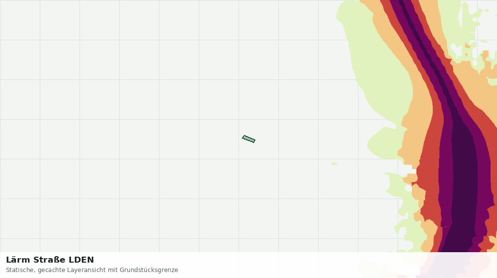 Statische Kartenansicht: Lärm Straße LDEN